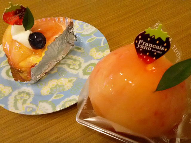 フランセヤノ 岐阜でお気に入りのケーキ屋さんで夏限定の桃のケーキを食べた感想 みゆかふぇ